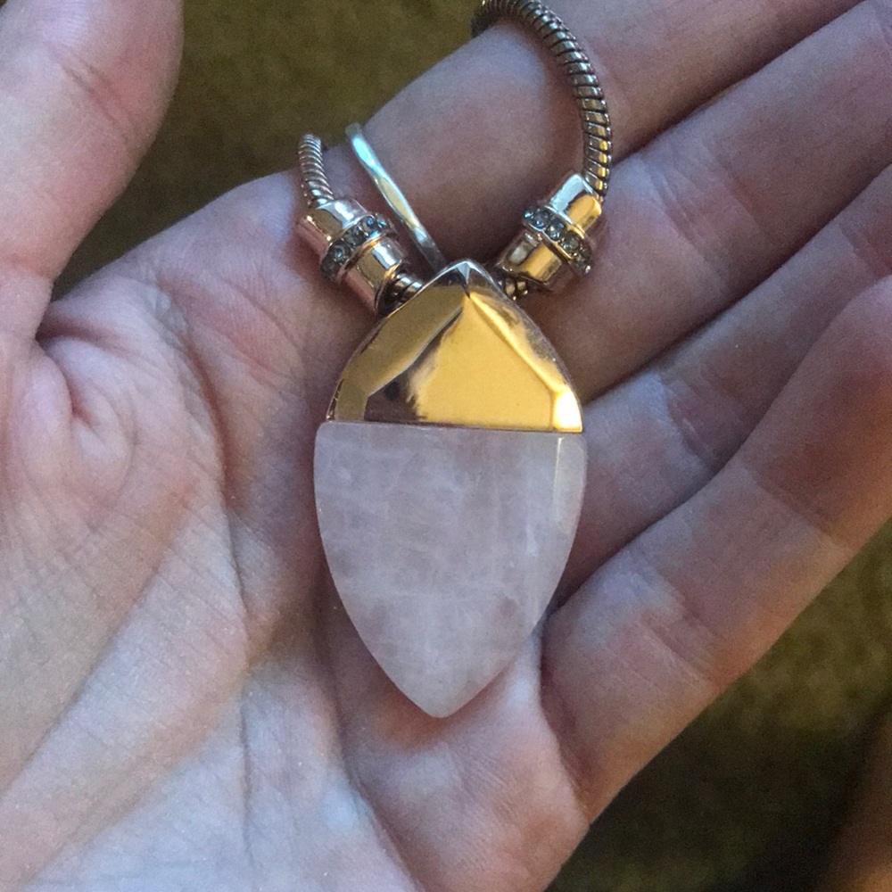 Kenneth Cole Rose Quartz Necklace